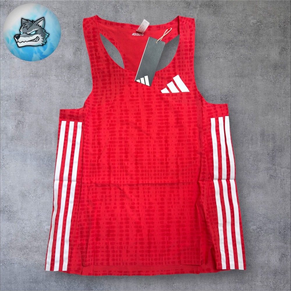 adidas Pro Elite Team 2025 Distance Singlet Running Tank Women's XS JF3450